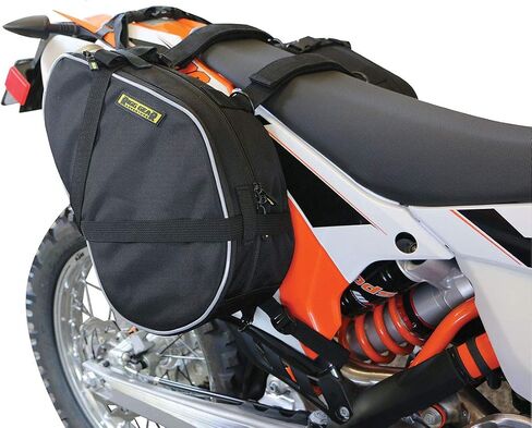 Nelson-Rigg Waterproof Rackless Hurricane Dual Sport Saddlebags. Lightweight, soft sided, fits Most Dual Sport/Enduro KTM Honda Yamaha & Suzuki Models. 14L per side in Saudi Arabia