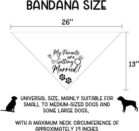I Do Too Dog Bandana Dog Wedding Bandana Wedding Engagement Dog Bandana Puppy Bandana Photo Prop Pet Scarf Accessories for Pet Dog Lovers Gifts in Kuwait