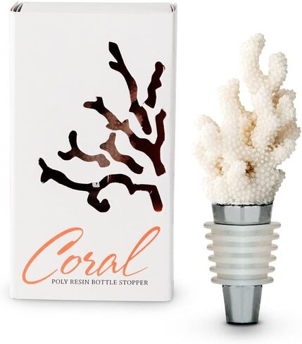 Weddingstar White Coral Wine Bottle Stopper Favor Gift Boxed in Saudi Arabia