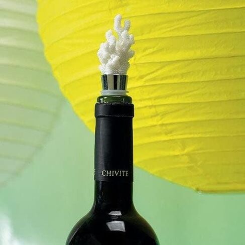 Weddingstar White Coral Wine Bottle Stopper Favor Gift Boxed in Saudi Arabia
