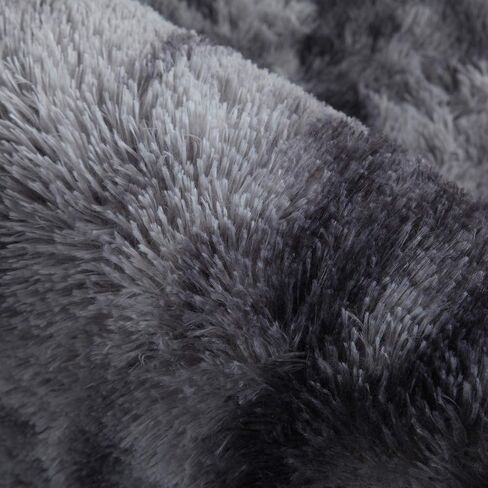 4X6 Dark Grey Area Rugs Modern Home Decorate Soft Fluffy Carpets for Living Room Bedroom Kids Room Fuzzy Plush Non-Slip Floor Area Rug Fluffy Indoor Carpet in Saudi Arabia