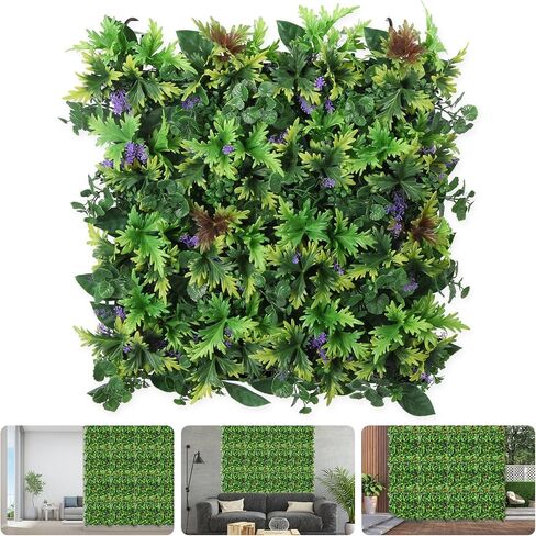 Artificial Grass Wall Backdrop,12pcs 20x20 Inch Faux Grass Wall Panels for Indoor Outdoor Boxwood Wall Decoracion,Greenery Hedge Wall Panels,Fake Green Grass Wall Panels for Party,Garden in Saudi Arabia