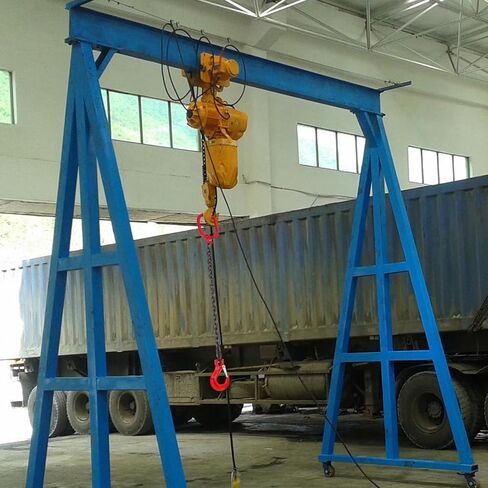 Baluue Chain Sling, Lifting Chain Slings with Hooks, Engine Chain Hoist Lifts, 1 ton Capacity Lifting Sling Chains Engine Lift Chain for Security Towing Industrial Scientific Handling in Kuwait