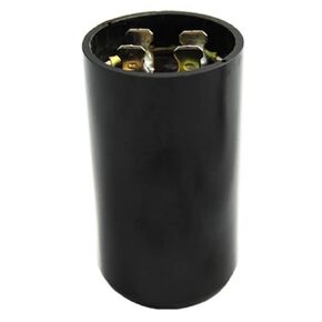 Packard Plastic Resin Round Capacitor, PMJ108, 108-125 MFD 110-125VAC