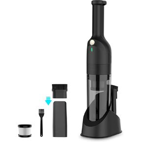 Handheld Vacuum Cordless, Rechargeable Car Vacuum Cleaner with 30 Mins Runtime, Mini Hand Vacuum with 10000 Pa Powerful Suction, Portable Hand Held Vacuum for Car Pet Hair Hardwood Floor Home (Azure)