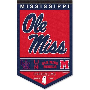 College Flags & Banners Co. Ole Miss Heritage History Banner Pennant