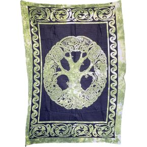 SARJANA HANDICRAFTS Cotton Wall Hanging Tapestry Poster 30" X 40" Psychedelic Bohemian Boho Hippie Indian Beach Coverlet Curtain (Design 6, 30 X 40 Inches (75 X 100 Cms))