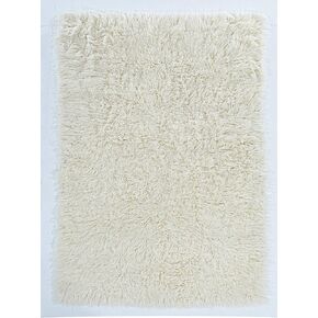 Linon 1400gram Mushroom Wool Shag 2'4" X 8'6" Runner New Flokati Rug, 2' x 8'