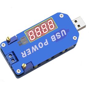 15W USB Adjustable Step Up/Down Voltage Converter DC-DC 5V to 3.3V 9V 12V 24V 30V Buck-Boost USB Power Supply Module with Shell