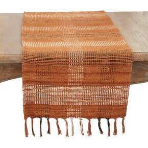 Vintage Rustic Plaid Table Runner