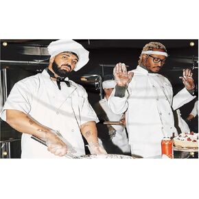 The Rapper tapestries 3x5ft Live Is Good funny flags for college dorm room living room decor, White in Saudi Arabia