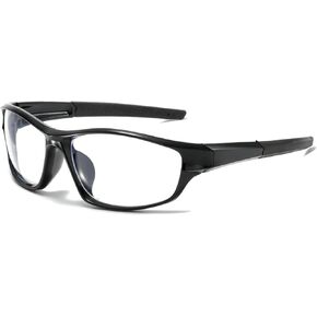 mincl Wraparound full lens Safety Glasses with Readers Sport Magnifying Safety Reading Goggles for Men Women