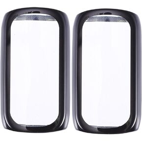 Hemobllo Screen Protectors Cases Compatible for Fitbit Luxe, 2pcs Cover Full Coverage Hard PC Ultra- Thin- Guard Bumper Frame Accessories