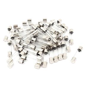 uxcell 250V 1.5Amp Fast Quick Blow Glass Tube Fuses 6mm x 30mm (Pack of 50)
