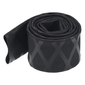 Heat Shrink Wrap Tubing for Fishing Rods Non-Slip Waterproof Insulation, [for Rod Grips Handle] - 1" Dia/42mm Flat/3.3ft/Black