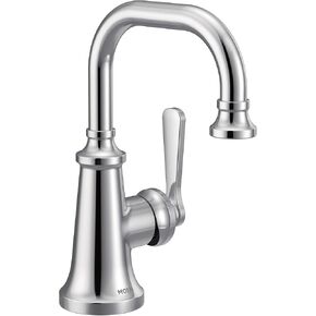 Moen S44101 Colinet One-Handle Single Hole Traditional Bathroom Sink Faucet, Chrome