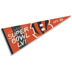 WinCraft Bengals 2022 Super Bowl LVI Bound Full Size Large Pennant