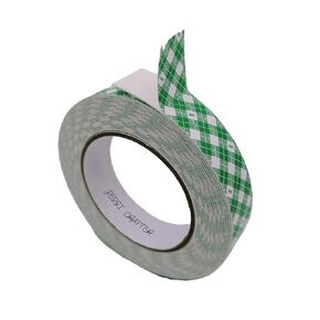 Double Side Adhesive White PE Foam Tape, Strong Adhesion for Mount Bond Attach DIY and Craft Projects. (1 roll) (1/2 inch x 16ft.)