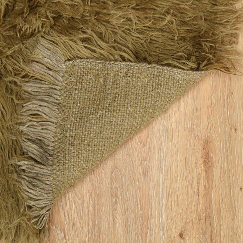 Linon 1400gram صوف الفطر Shag 2'4" X 8'6" عداء جديد Flokati Rug، 2' x 8' in Saudi Arabia