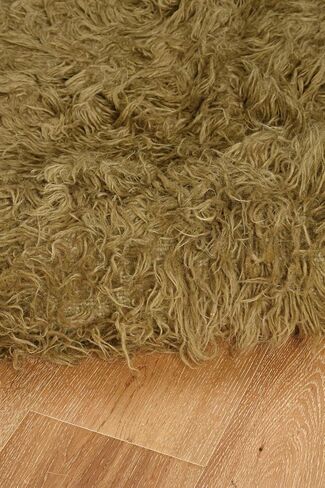 Linon 1400gram صوف الفطر Shag 2'4" X 8'6" عداء جديد Flokati Rug، 2' x 8' in Saudi Arabia