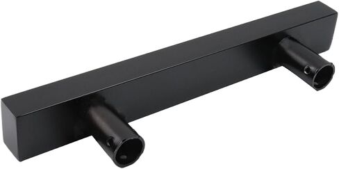 T Tulead Double Sided Push Pull Handles Sliding Door Hardware Barn Door Shed Door Handles Black 7-Inch Hole Centers in Saudi Arabia