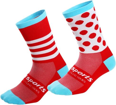 Cycling Socks Pro Mens Womens Riding Socks Bicycle Bike Sport Ankle Athletic Socks XC MTB BMX Black Pink Blue Green Orange in Saudi Arabia