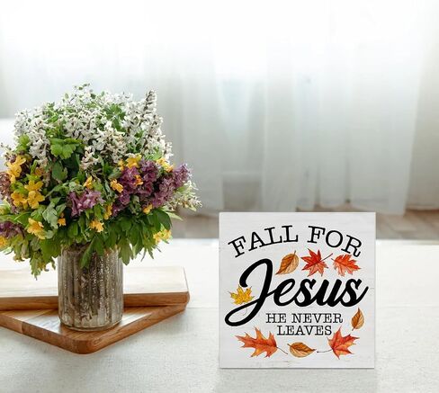 Fall Wooden Box Sign Home Decor Fall and Football Square Wood Sign Desk Decoration Autumn Pumpkins Football Wood Block Plaque Box Sign for Shelf Home 5 x 5 Inches in Saudi Arabia