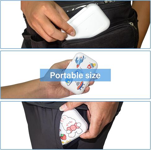 3 عبوات منظم حبوب منع الحمل للسفر 8 حجرات، علبة حبوب منع الحمل المحمولة، موزع حبوب منع الحمل، صندوق حبوب منع الحمل اليومي لحمل الفيتامينات، حاوية حبوب صغيرة لمنظم الأدوية في محفظة الجيب in Kuwait