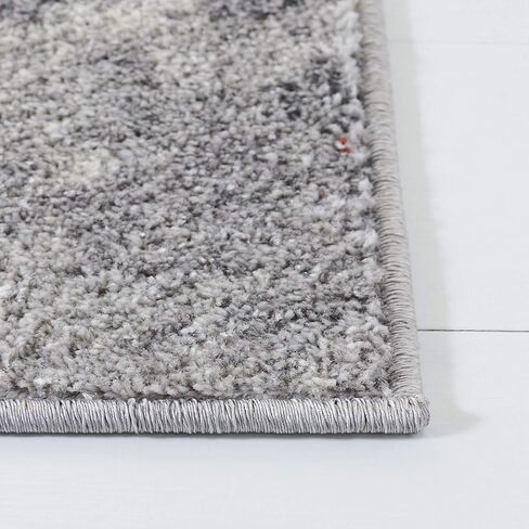 SAFAVIEH Adirondack Collection Area Rug - 6' x 9', Orange & Grey, Modern Abstract Design, Non-Shedding & Easy Care, Ideal for High Traffic Areas in Living Room, Bedroom (ADR134P) in Saudi Arabia