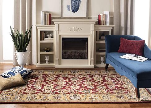 SAFAVIEH Classic Collection Accent Rug - 2'3" x 4', Ivory & Ivory, Handmade Traditional Oriental Wool, Ideal for High Traffic Areas in Entryway, Living Room, Bedroom (CL758A) in Saudi Arabia