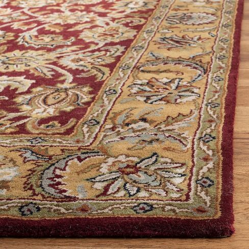 SAFAVIEH Classic Collection Accent Rug - 2'3" x 4', Ivory & Ivory, Handmade Traditional Oriental Wool, Ideal for High Traffic Areas in Entryway, Living Room, Bedroom (CL758A) in Saudi Arabia