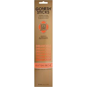 Gonesh Incense Sticks Extra Rich Collection Dreamcicle, Pink, 20 Piece
