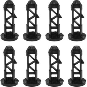 AYLIFU 8PCS Wheelie Bin Lid Hinge Pins Solid Trash Can Lid Connecting Pins for Yard and Outdoor 80/100/120/240L Wheelie Trash Bins