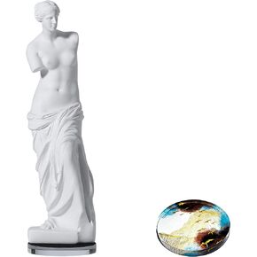 LAGOM HOUSE Venus Statue Greek Goddess Aphrodite Statue, Venus De Milo Statue Roman Greek Sculpture Goddess Statue Greek Mythology Decor for Home/Office/Wedding, 11 Inch