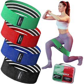 Resistance Bands for Working Out,6pcs Fabirc Resistance Band Set | 3pcs Booty Bands 3pcs Long Resistance Bands | Full Body Elastic Bands for Exercise Bands Workout Bands Resistance in Kuwait