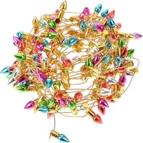Vaguelly 4M Christmas Lights Miniature String Light Accessories Fake Light String Fairy Lights Christmas Hanging Tree Decoration for Xmas Furniture Accessories