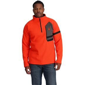 Spyder Wengen Bandit 1/2 Zip Twisted Orange LG
