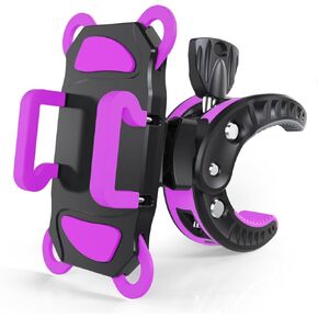Crescendo CR-30 SlimClip Mic/ Phone Holder, Pole iPhone Clamp Mount, Microphone, Music, or Drum Stand - for iPhone, Samsung Galaxy or Note, Pixel, Any Smartphone