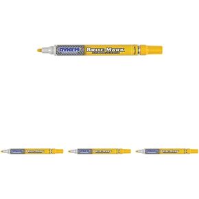 DYKEM 8030-8404 Brite-Mark Marker, Regular Line, Yellow