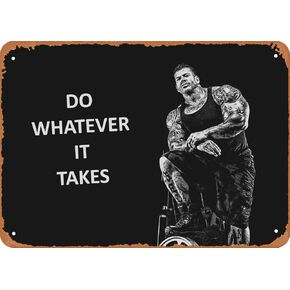 Fanzi Vintage Look Metal Sign-Sports Rich Piana - 8 بوصة × 12 بوصة لوحة من القصدير لتزيين الحائط in Kuwait