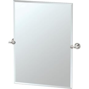 Gatco 4129S Tavern Rectangle Mirror, Polished Nickel 31.5 Inch