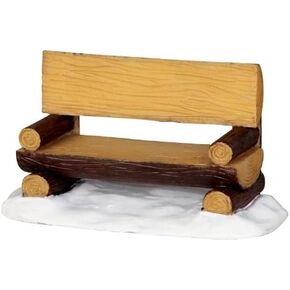 Lemax Village Collection Log Bench # 34617