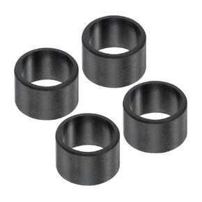 4pcs Sleeve Bearings - [10x12x8mm] POM Wrapped Oilless Bushings for Household Equipment, Printing Presses, Black