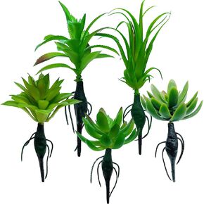 Woohome 8 PCS Artificial Succulents Picks Set, Artificial Succulent Plants for Faux Succulents Floral Arrangement, Home Decoration