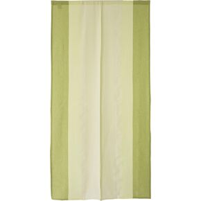Dooryway Curtain W33.5 x L66.9 Green Tapestry Japanese noren Matty Stripe