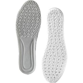 Running Shock Absorbing Shoe Insoles - Breathable Insoles Men/Women Elastic Sole Inserts Soft Sports Shoe Insert Comfortable Insoles for Standing All Day (Men: 9.5-10, Black)