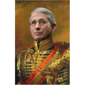 ملصق Fauci - فن المشاهير المضحك - طباعة لوحة زيتية صناعية - هدية عمل فني مبتكر لثقافة البوب