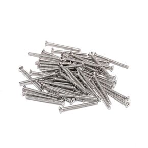 6-32 x 1-1/2 Inches Extra Long Outlet Screws Long Electrical Outlet Screws Device Mounting Screws Machine Screws Electrical Outlet Extender for Fix Wonky and Sunken Outlets (30 Pieces)