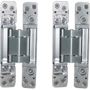 Sugatsune Heavy Duty Invisible Hinge Hes3d-E190 Dull Chrome