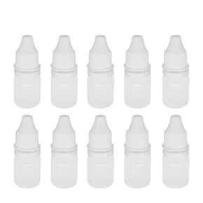 TRENDBOX 10 Pack 5ml Plastic Empty Eye Liquid Dropper Bottles